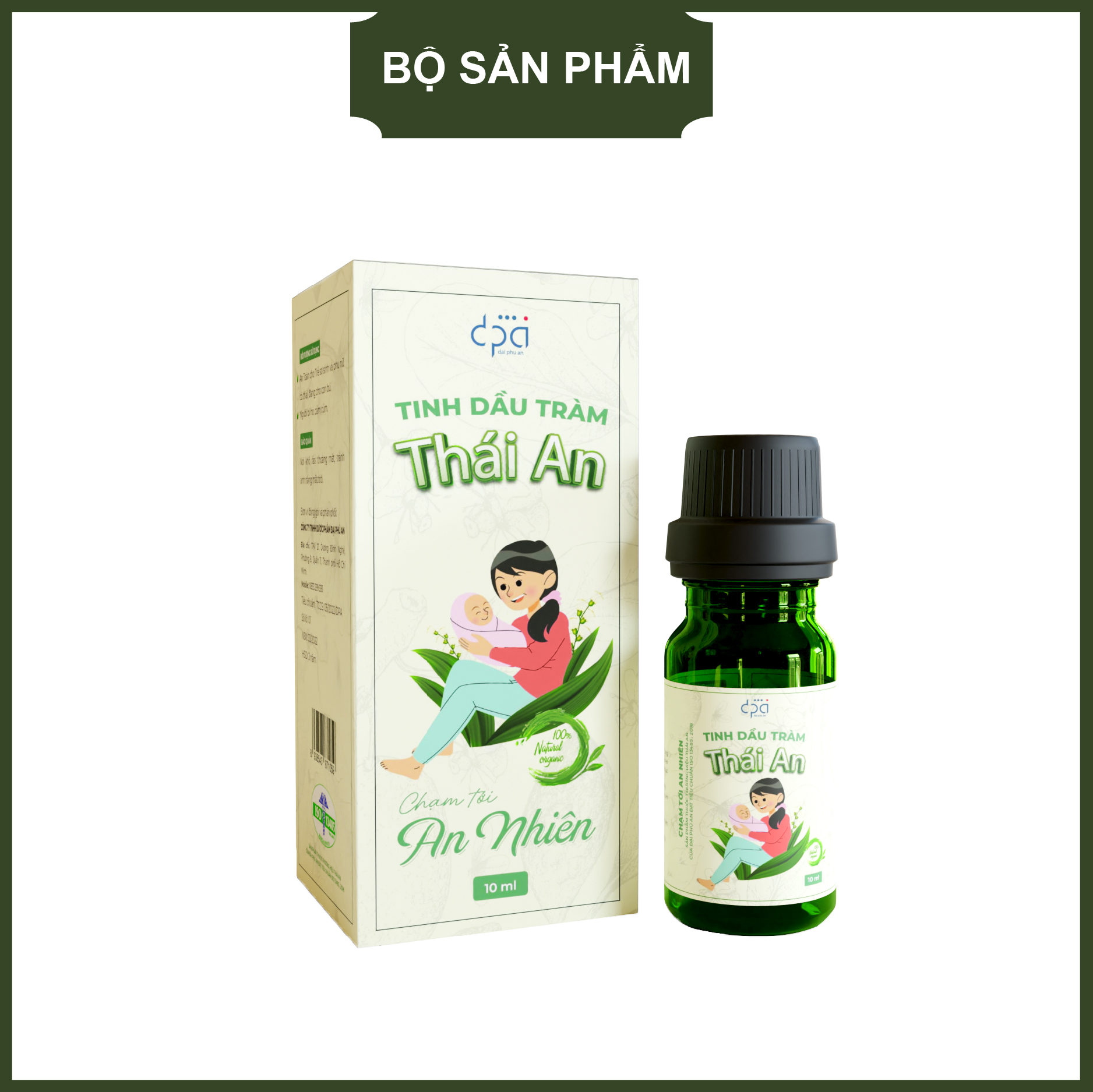 Tinh dầu Tràm Thái An - Đạt kiểm nghiệm TSL, ISO toàn cầu 13485 - Tinh dầu Giữ Ấm, Tránh Ho, Tắm, Massage Thư Giãn