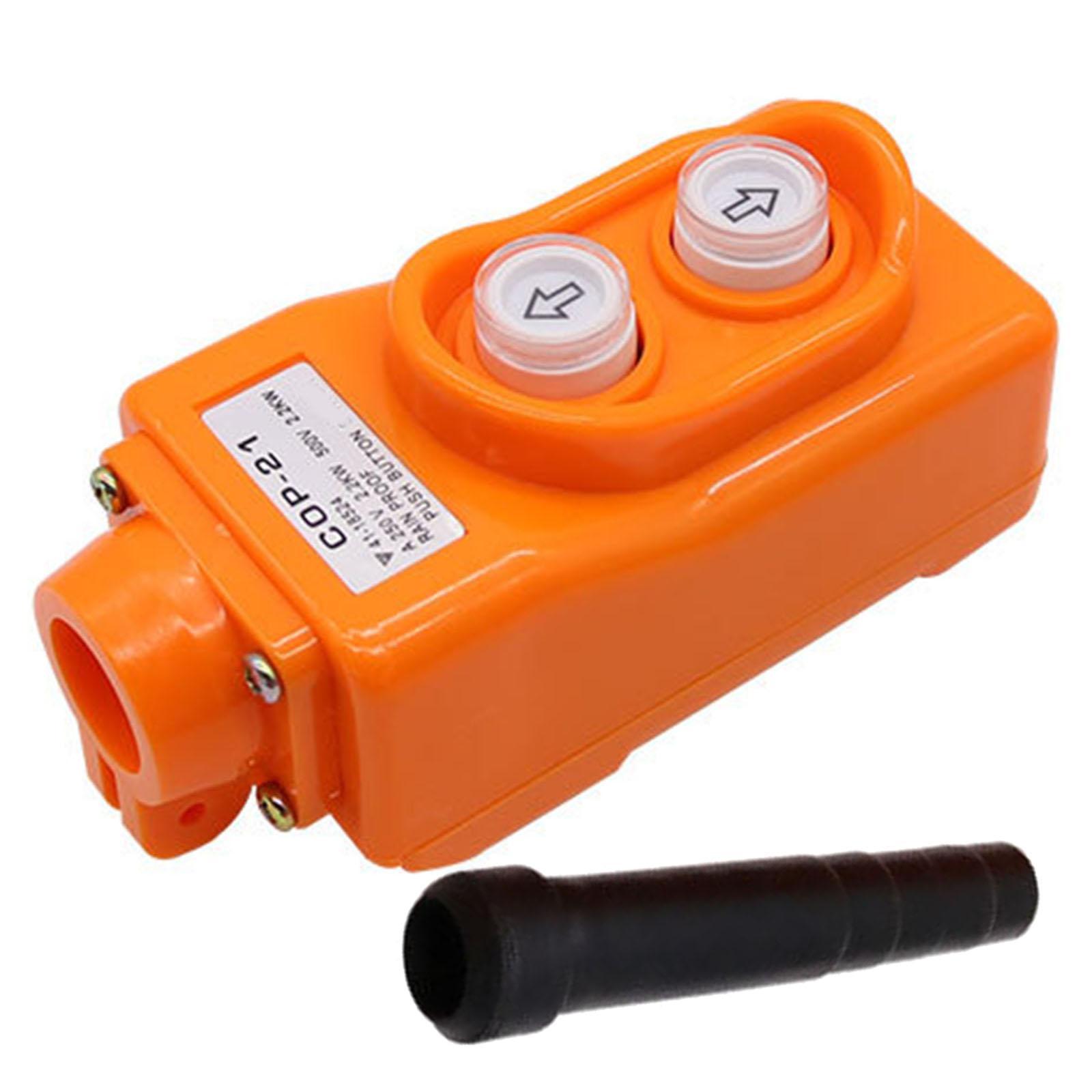 Crane Push Button Switch Rainproof, Durable Premium , Equipped with Rubber Cable Sheath