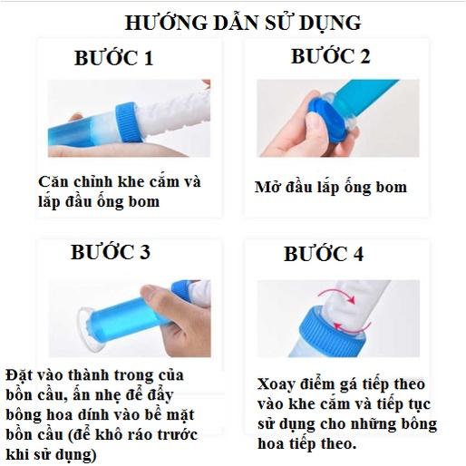 Gel thơm khử mùi diệt khuẩn toilet, Gel dính bồn cầu làm sạch lavabo dạng thạch hình bông hoa có 6 mùi thơm dễ chịu