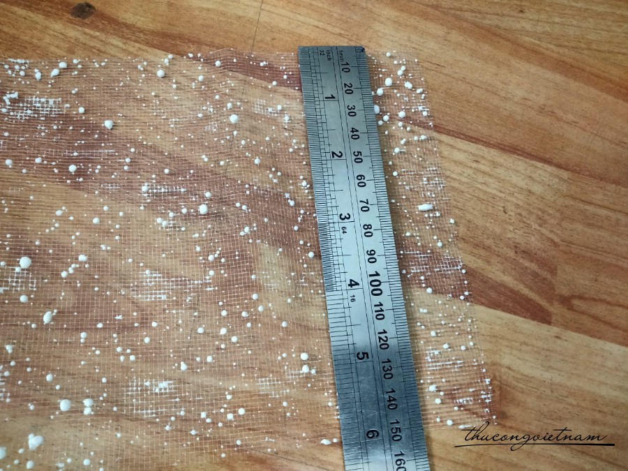 Cuộn giấy lưới tuyết 15cm - 15m