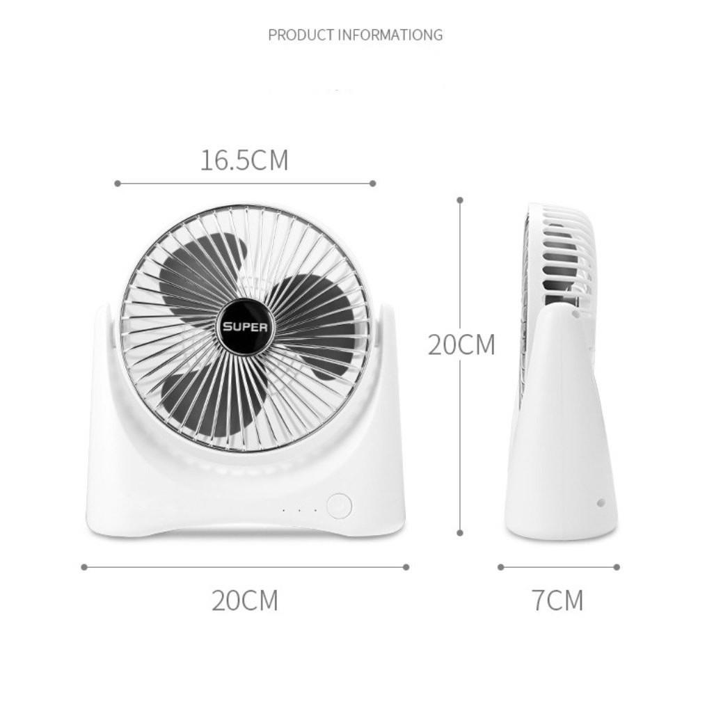 Quạt Mini 3 Cánh Để Bàn SIÊU MÁT VỚI 3 TỐC ĐỘ GIÓ SUPER GOLDEN - AsiaMart