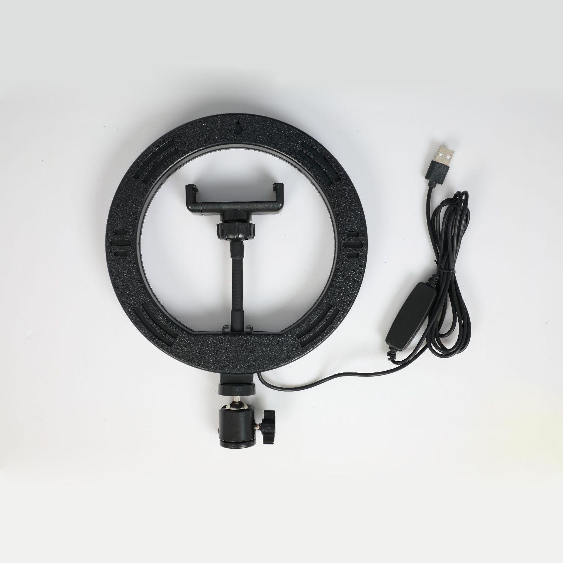 Ánh sáng lấp đầy thuận lợi nhất Vòng đèn led ba màu 8 inch di động máy ảnh cầm tay làm đẹp chụp ảnh trực tiếp điện thoại di động lấp đầy ánh sáng