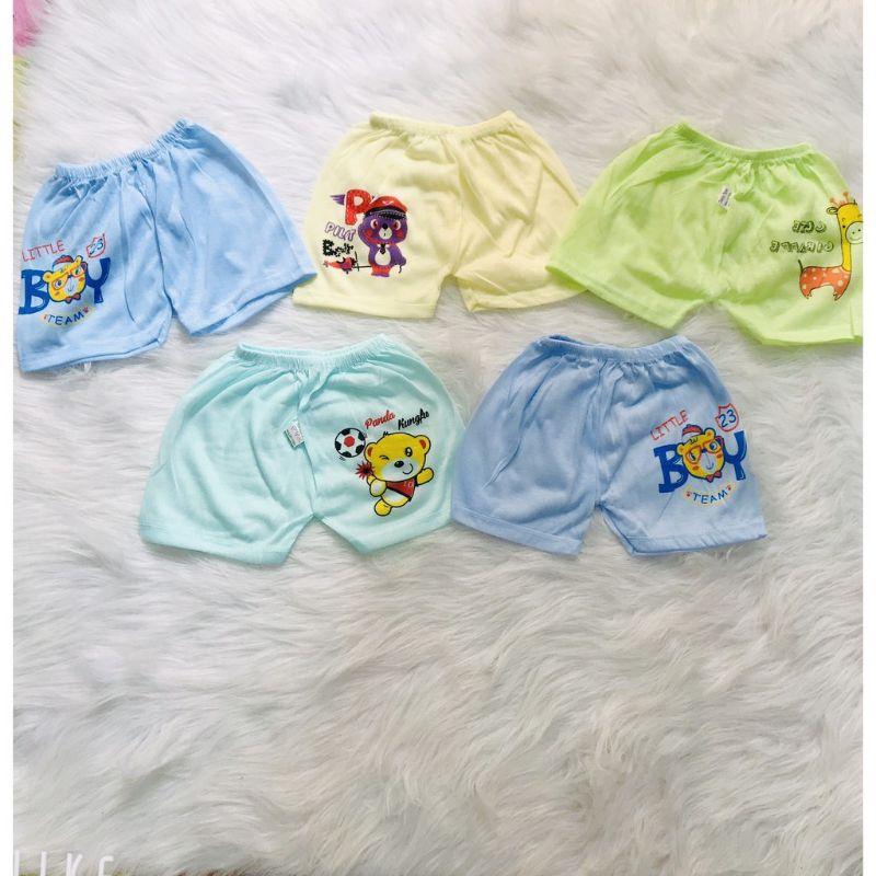 Quần đùi chục cotton cho bé trai /bé gái 8- 15kg