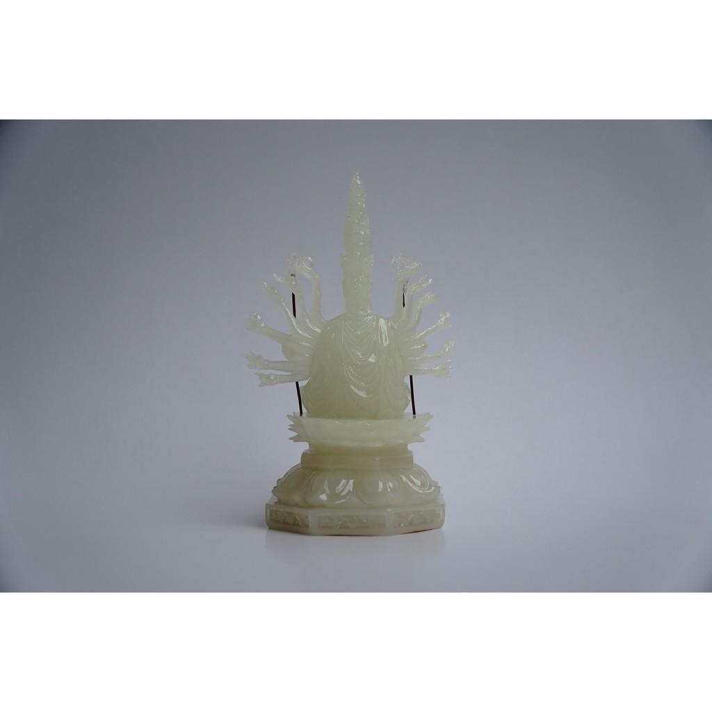 Tượng Phật Chuẩn Đề Thiên Thủ Thiên Nhãn dạ quang - Cao 16cm