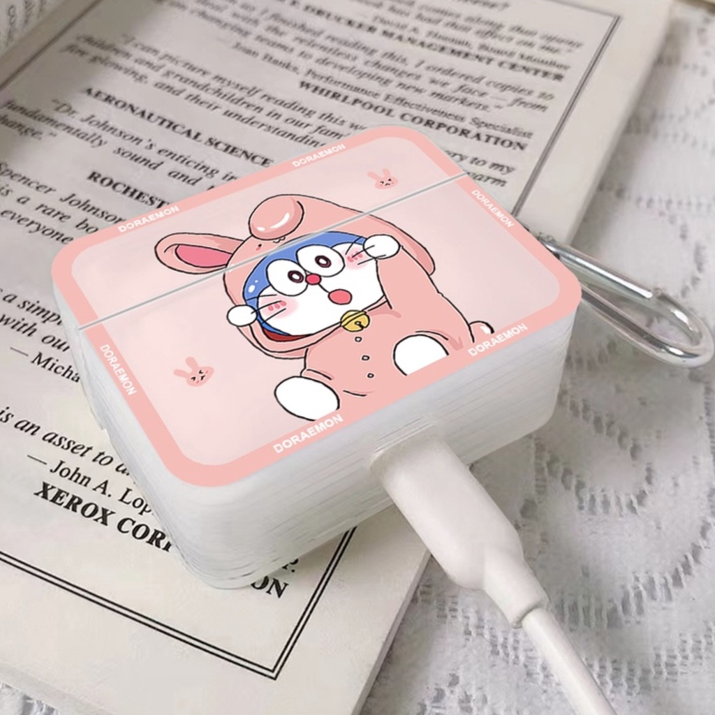 Ốp Bảo Vệ Tai Nghe ipods 3/ ipods pro/ ipods 1/2 Với Họa Tiết Doraemon Cosplay - Hàng Nhập Khẩu