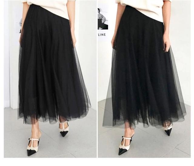 Chân váy lưới Tutu 4 lớp Yura Store chiều dài 65;80;90;100cm