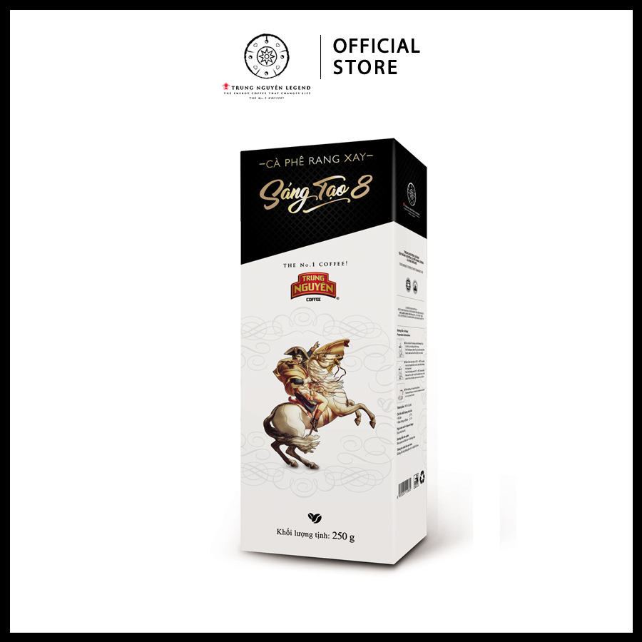 Trung Nguyên Legend - Cà Phê Rang Xay Sáng Tạo 8 - Hộp 250Gr