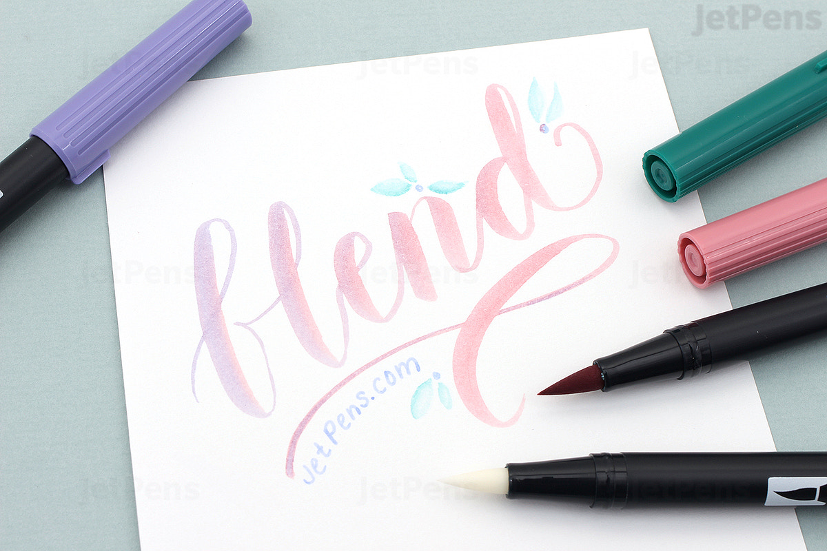 Bút lông cọ hai đầu Tombow ABT Dual Brush Pen - Brush/ Bullet - Gold Ochre
