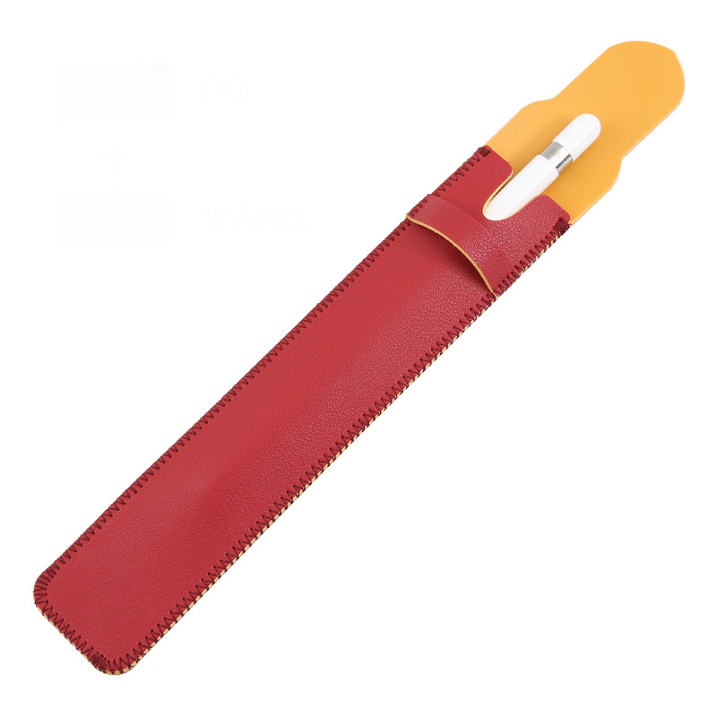 Bao Da Dành Cho Bút Cảm Ứng Và Apple Pencil 1, 2 Hai Màu Có Nắp Đậy - Hàng Nhập Khẩu