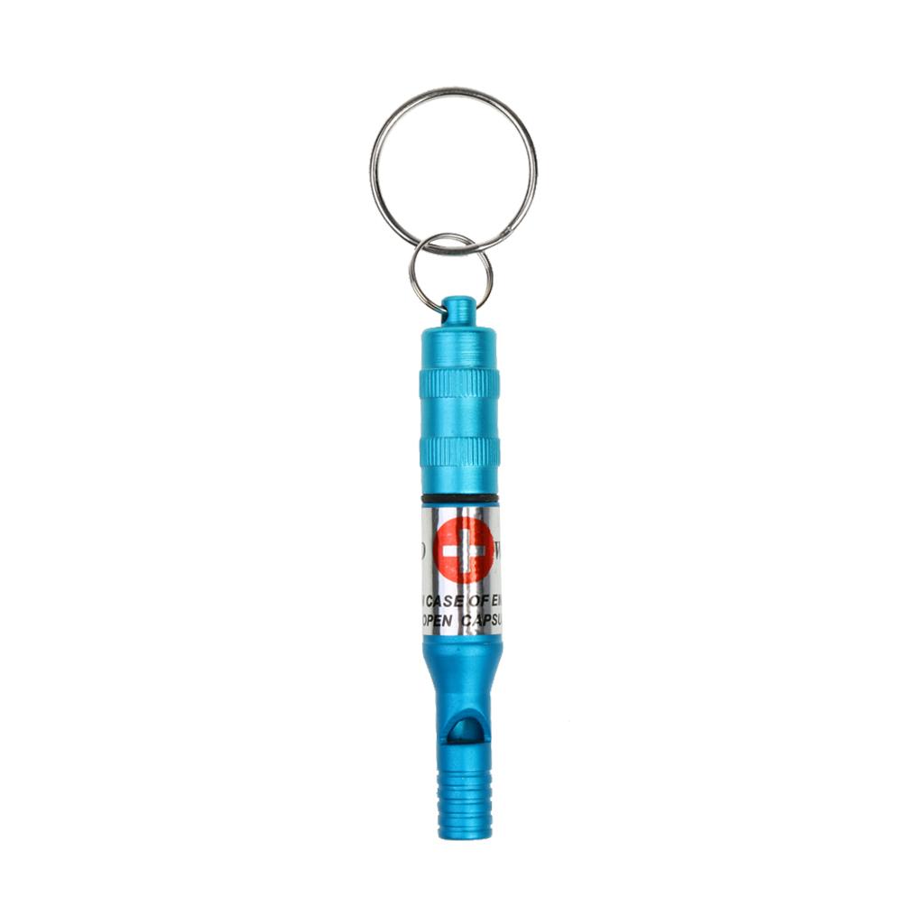 Mini Emergency Survival Whistle Keychain Outdoor Camping Hiking Tool - 4 Colors