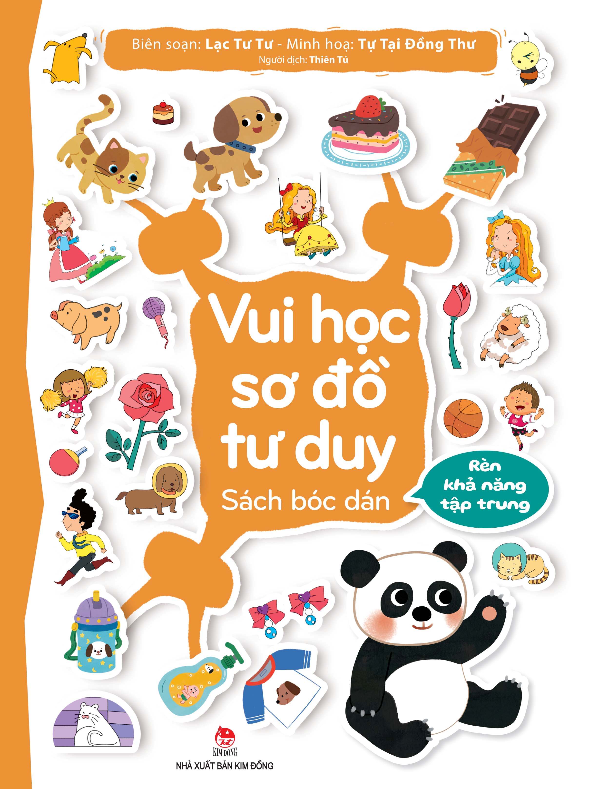 Combo Vui Học Sơ Đồ Tư Duy: Sách Bóc Dán (6 Cuốn)