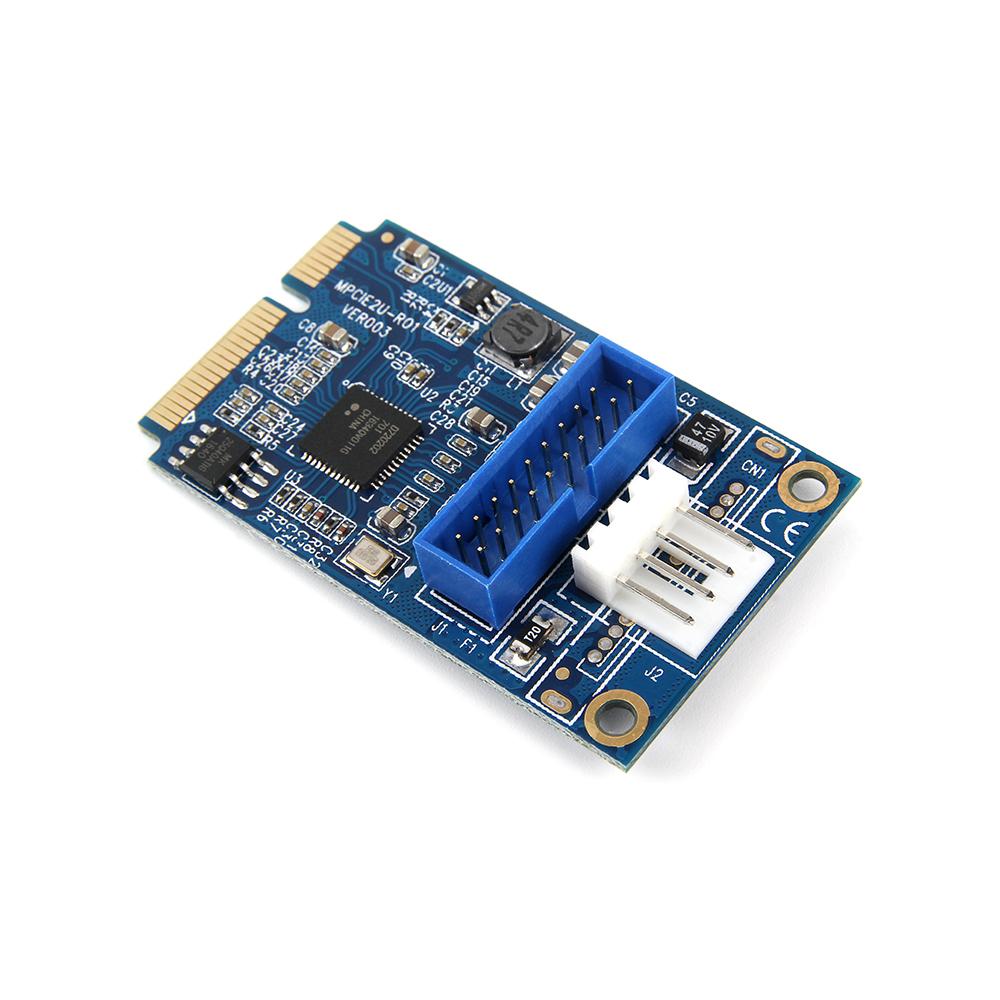 Thẻ chuyển đổi MINI PCI-E sang USB3.0 Thẻ mở rộng Mini PCIE sang 20Pin / 19Pin