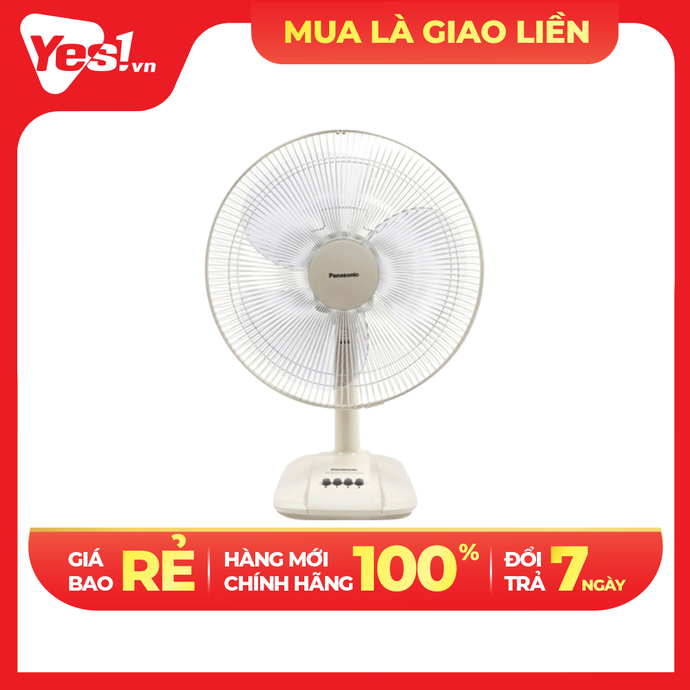 Quạt Bàn Panasonic F400C - Trắng Ngà - Hàng Chính Hãng