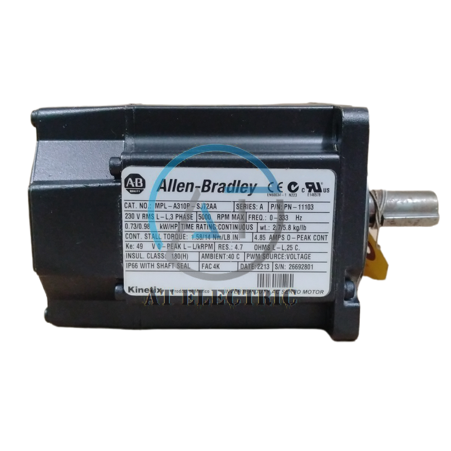 Động cơ Servo Allen Bradley MPL-A310P-SJ72AA