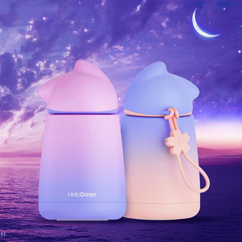 300Ml Giữ Nhiệt Cốc Inox Kid Bình Đựng Nước Giữ Nhiệt Cốc Dễ Thương Nhiệt Chân Không Con Tumbler