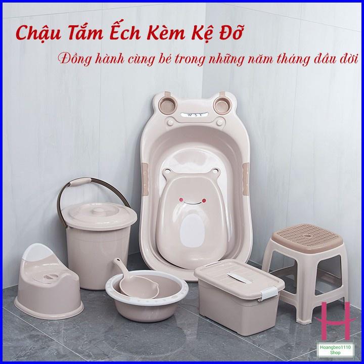 Chậu tắm ếch cho bé hàng Việt Nhật Cao Cấp (NO:2203)  -Thau tắm cho bé sơ sinh