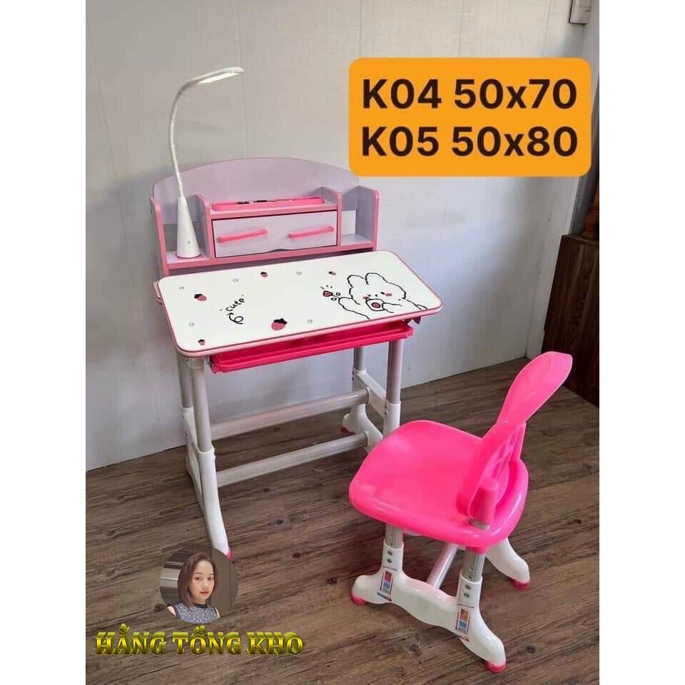 Bộ bàn ghế học sinh K04 chống gù, chống cận.