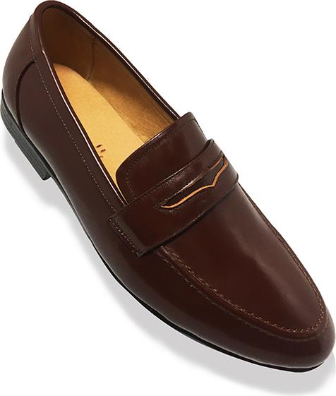 Giày Lười Nam Công Sở Happyshoes Da Bò Nguyên Tấm  - HS350