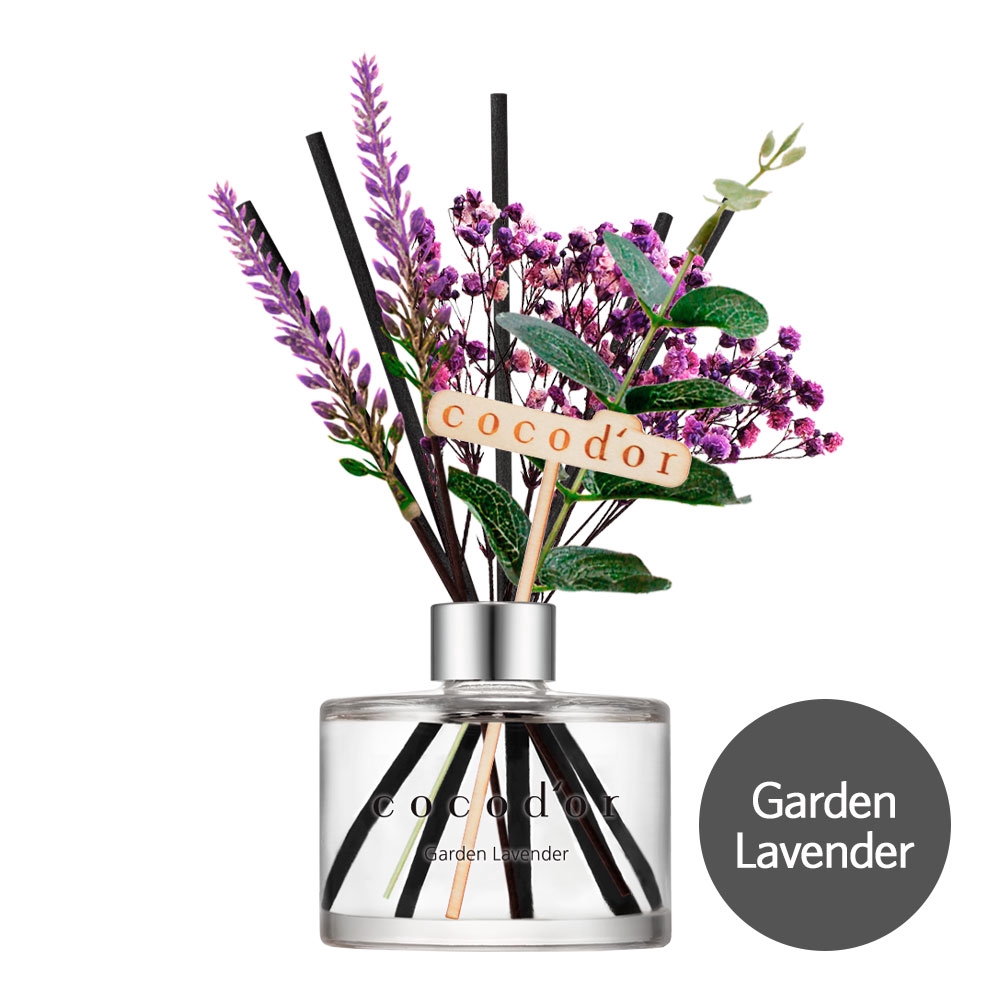 Tinh dầu tán hương cao cấp COCOD'OR  Garden lavender diffuser 200ml(6.7oz) nhập khẩu chính thức từ Hàn Quốc