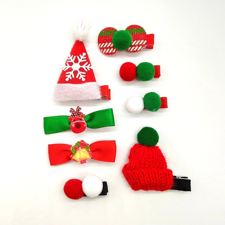 Set 4 Kẹp Tóc Mái Noel Dễ Thương Cho Bé Gái – Giao Ngẫu Nhiên