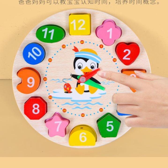 Đồ Chơi Gỗ Thông Minh Phát Triển Trí Tuệ Giúp Trẻ Phân Biệt Màu Sắc, Hình Khối -Đồ Chơi Giáo Dục