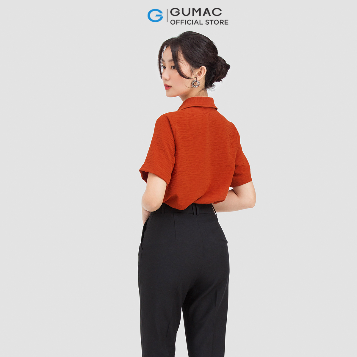 Áo sơ mi nữ GUMAC AC06051 tay ngắn