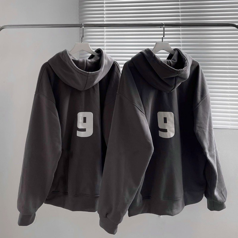 Áo Khoác Hoodie Nỉ Bông Unisex WISH màu XÁM  Nam nữ unisex/Áo hoodie có mũ form rộng, Áo Hoodie nỉ chữ WISH-9 màu xám unisex ảnh thật, Áo Khoác Hoodie Nỉ Form Rộng Mũ To Số 9 Wish Chất Nỉ Dày Hot Trend Unisex Nam Nữ