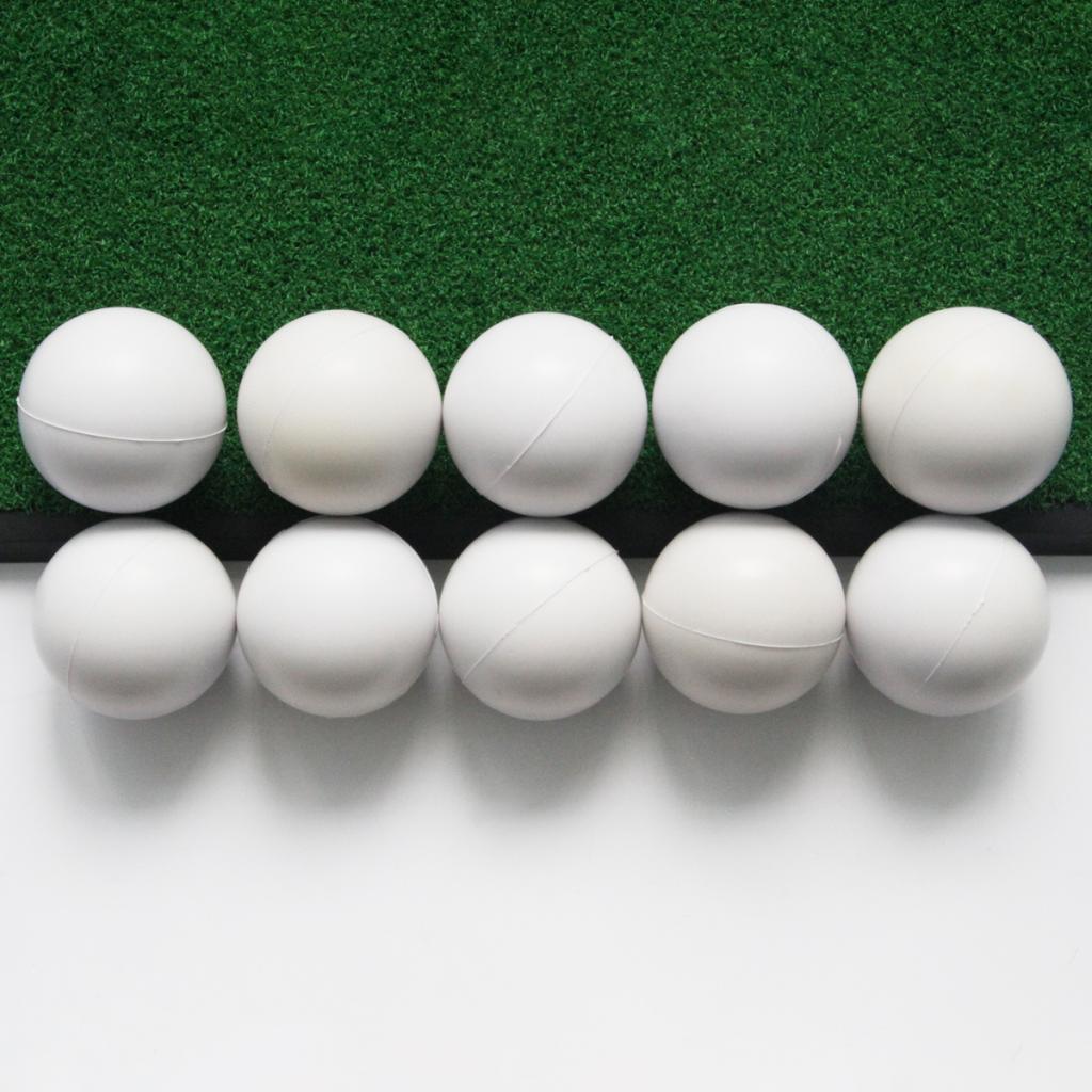 10 Pack Lightweight PU Soft Golf Balls For Indoor Driving Range Practice