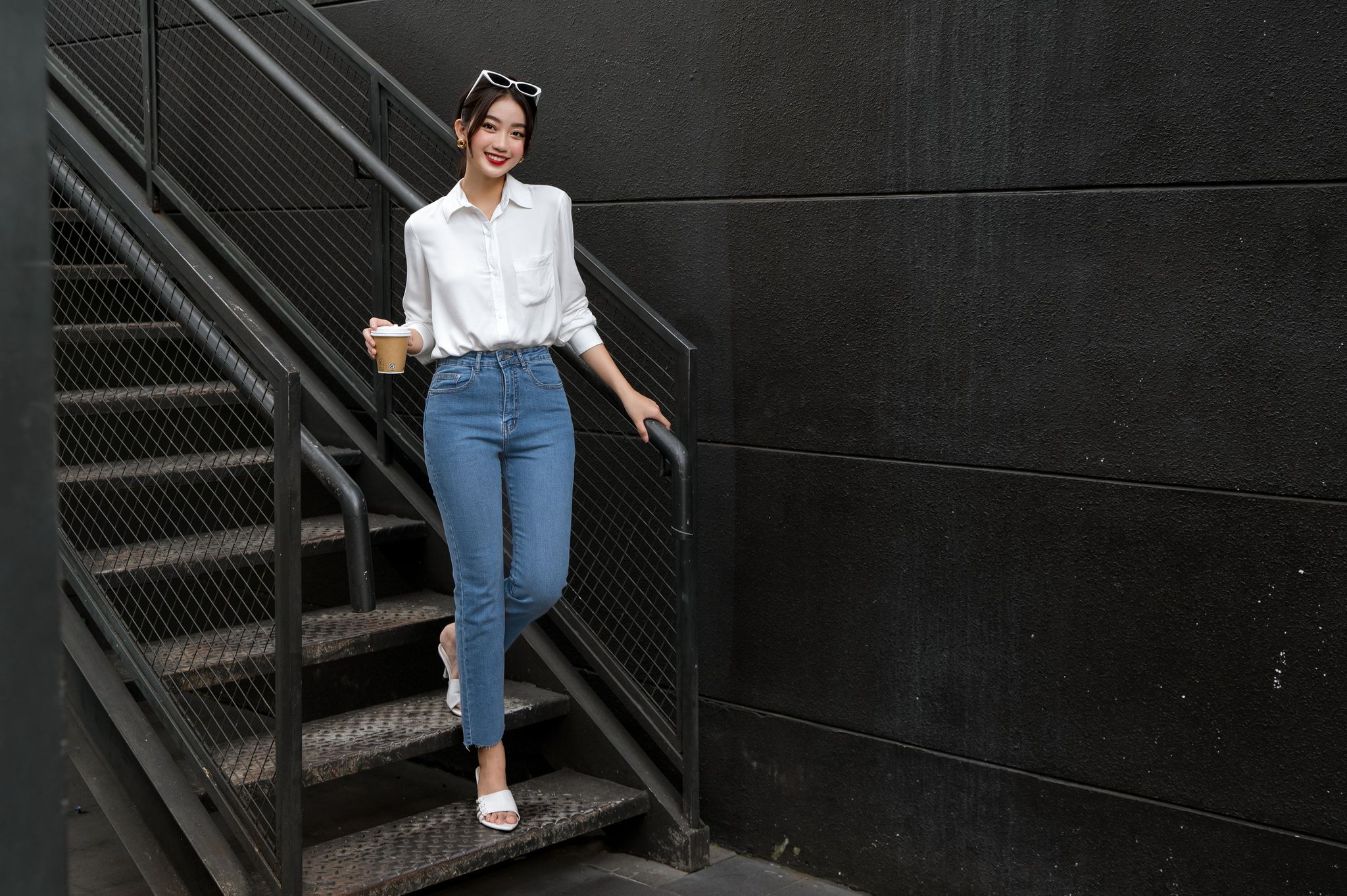 OLV - Quần Grazia Straight Leg Jeans