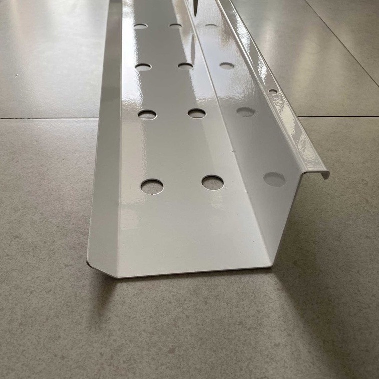 Khay đỡ dây điện, máng đỡ ổ điện dưới bàn - thép sơn tĩnh điện 2mm