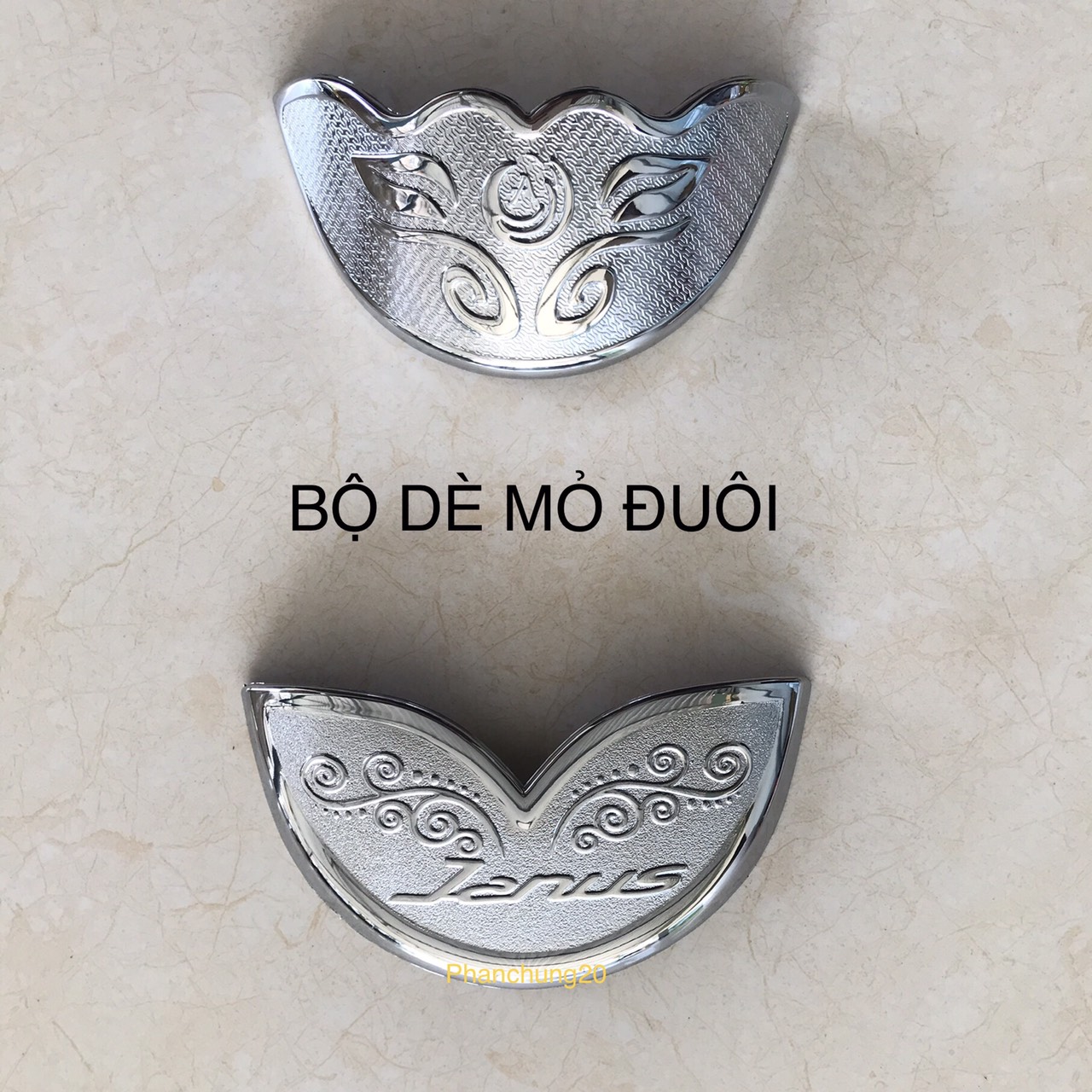 FULL BỘ ỐP PHỤ KIỆN TRANG TRÍ JANUS 2022 2023 CROM