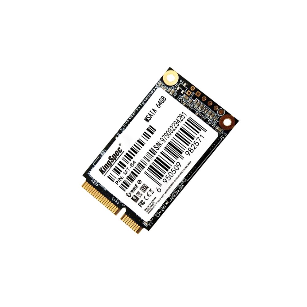 Thiết bị lưu trữ ổ cứng thể rắn KingSpec MSATA MINI PCI-E 64G MLC Digital Flash SSD cho máy tính PC/Máy tính để bàn/ Máy tính xách tay