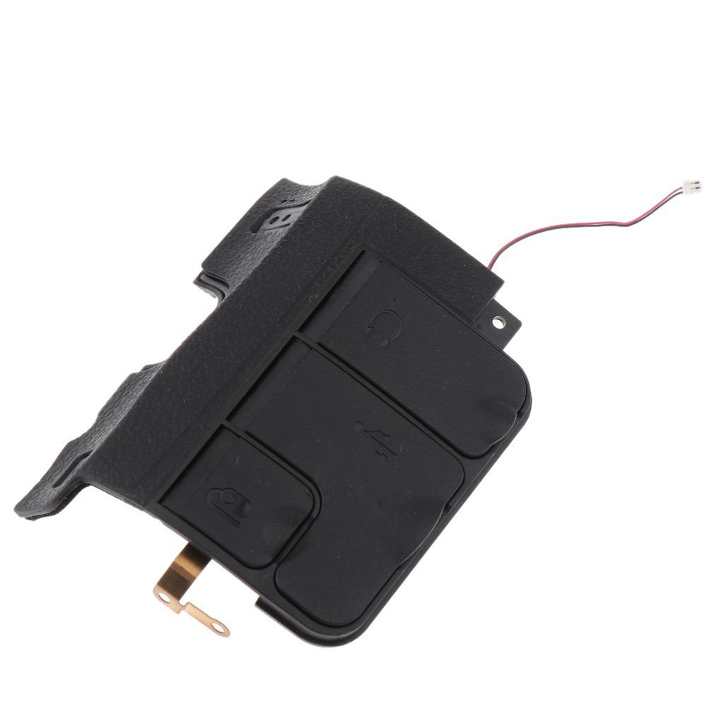 AV Out/USB /GPS Rubber Dust Door Lid Cap Cover Skin Repair for Nikon D600 D610 Digital Cameras