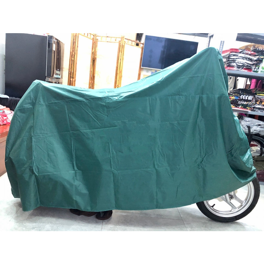 Bạt trùm xe máy loại dày tốt màu xanh lá đậm PKXM001