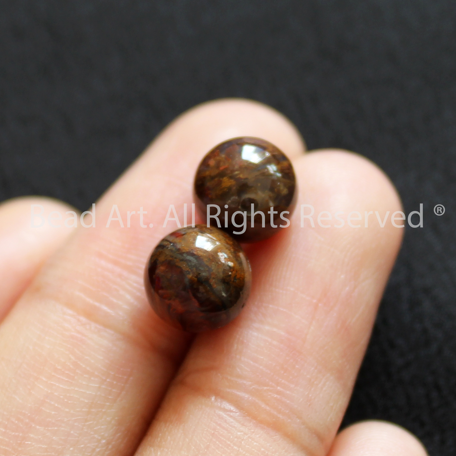 8MM Đá Giông Bão, Pietersite Tự Nhiên A, Đá Phối Vòng Tay Phong Thuỷ, Làm Trang Sức, Chuỗi Hạt - Bead Art
