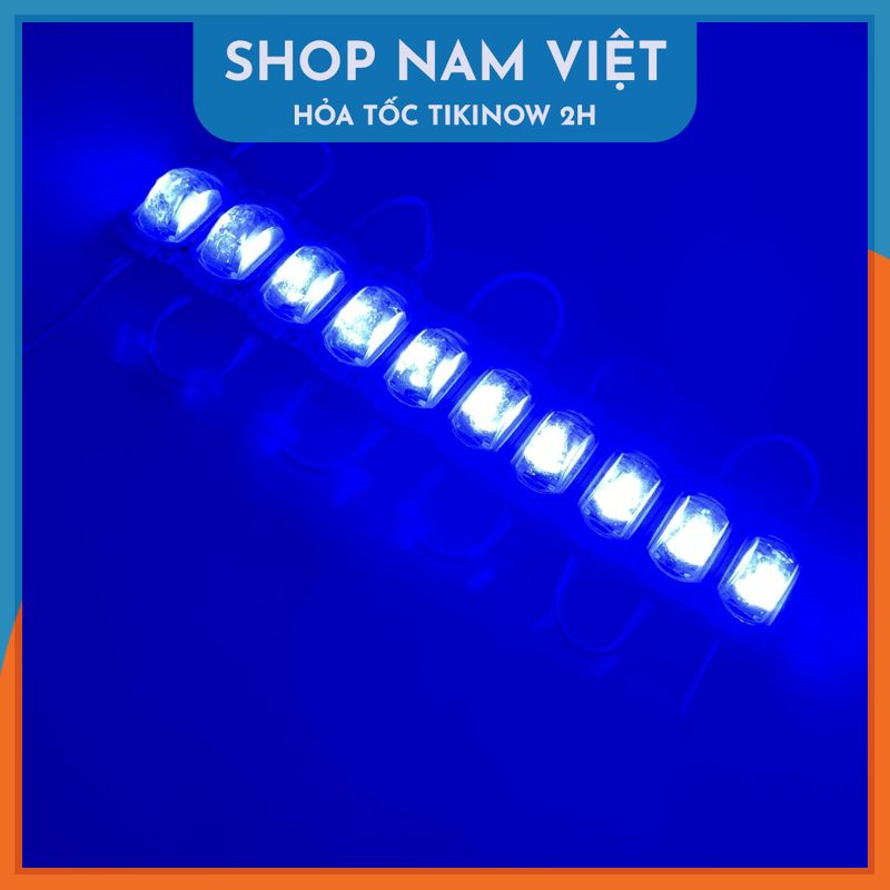 Set 10 Module Led Bóng Lớn 12/24V Siêu Sáng, Chống Nước Trang Trí Xe Tải