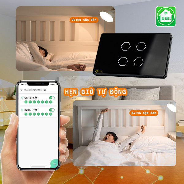 Công Tắc Cửa Cuốn Datic Smart Door (Màu đen) - Hàng Chính Hãng