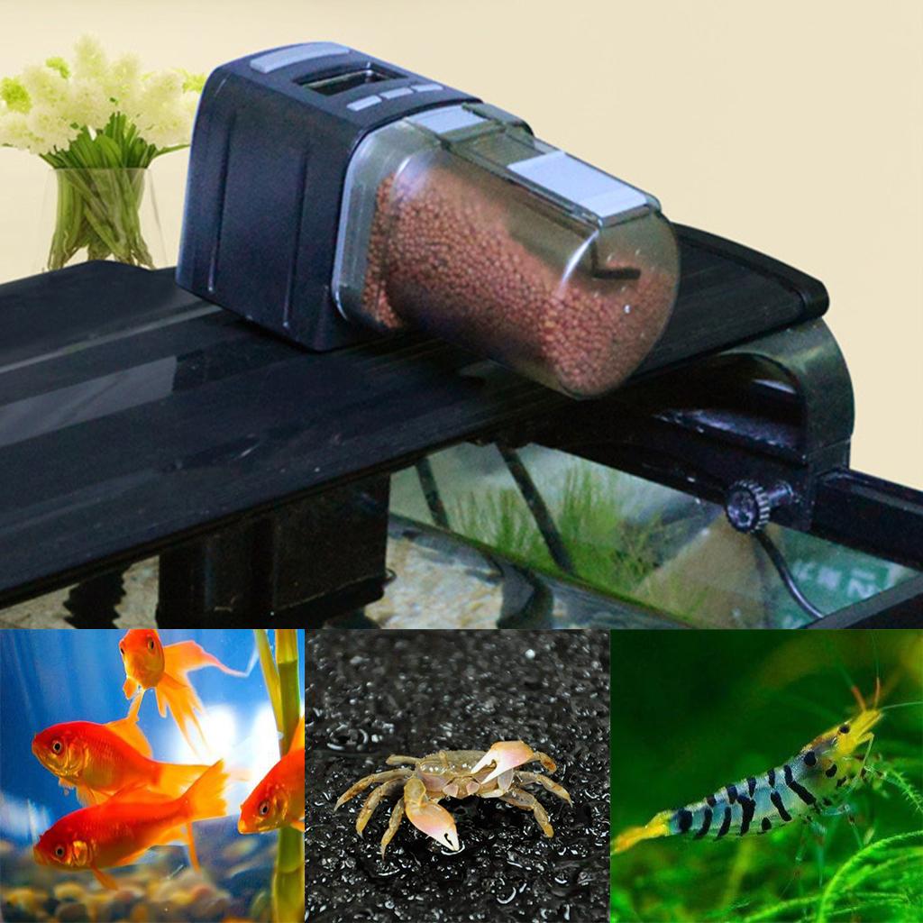 Digital LCD Automatic Fish Food Feeder Pond Aquarium Tank Auto Feeding Timer, Aquatic Nursery