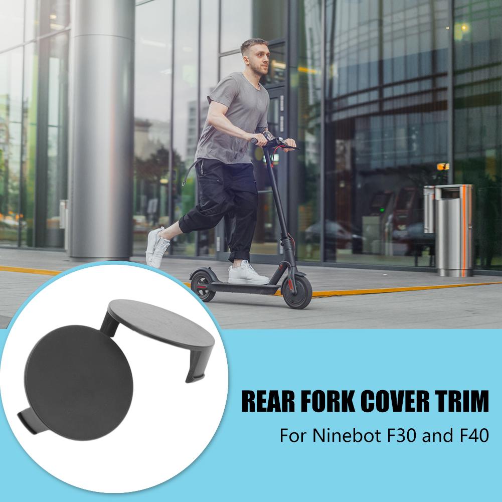 Trang trí nắp thực tế phía trước phía sau Phù che trang trí phần phụ kiện xe tay ga điện cho NineBot F30 F40 Color: Front Fork Cover