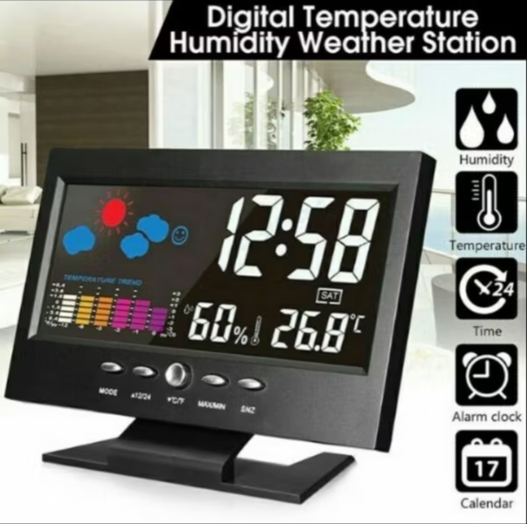 ĐỒNG HỒ LED ĐỂ BÀN TRANG TRÍ CÓ NHIỀU CHỨC NĂNG CỰC ĐẸP MẪU MỚI