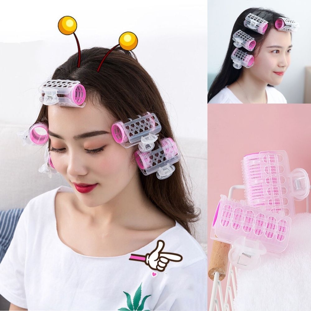 Set 3 lô kẹp uốn tóc tự nhiên Hàn Quốc, kẹp phồng mái tạo kiểu tóc bồng bềnh xinh đẹp KT30