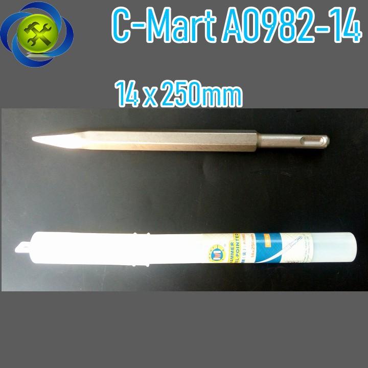 Đục nhọn đuôi gài C-Mart A0982-14 14x250mm