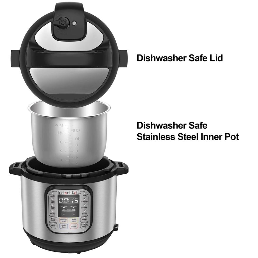 Nồi Áp Suất Điện Đa Năng Instant POT 7In1, Dung Tích 5.7L, Công Suất 1000W, Thép Không Gỉ, Nhập Đức, BH 12 Tháng