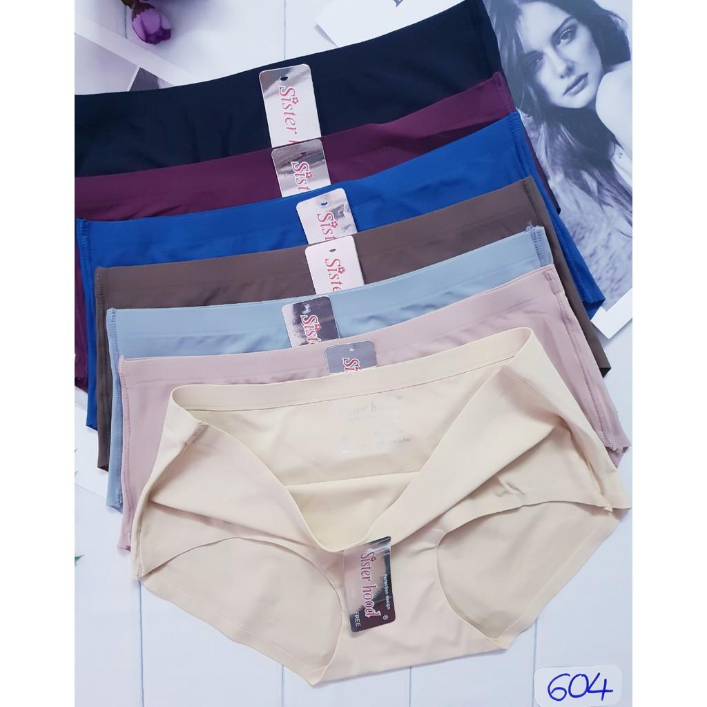 Combo 5 Quần Lót Nữ Su Đúc Trơn Sister Hood Thái Lan 604 – Siêu Mát, Siêu Ôm, Không Viền