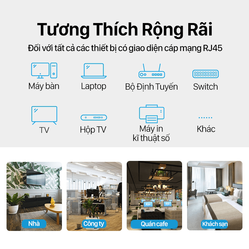 Cáp mạng Lan Cat8 tốc độ siêu cao 40Gbps SSTP dài 0.5 - 5m 10m 15m Vention - Hàng chính hãng