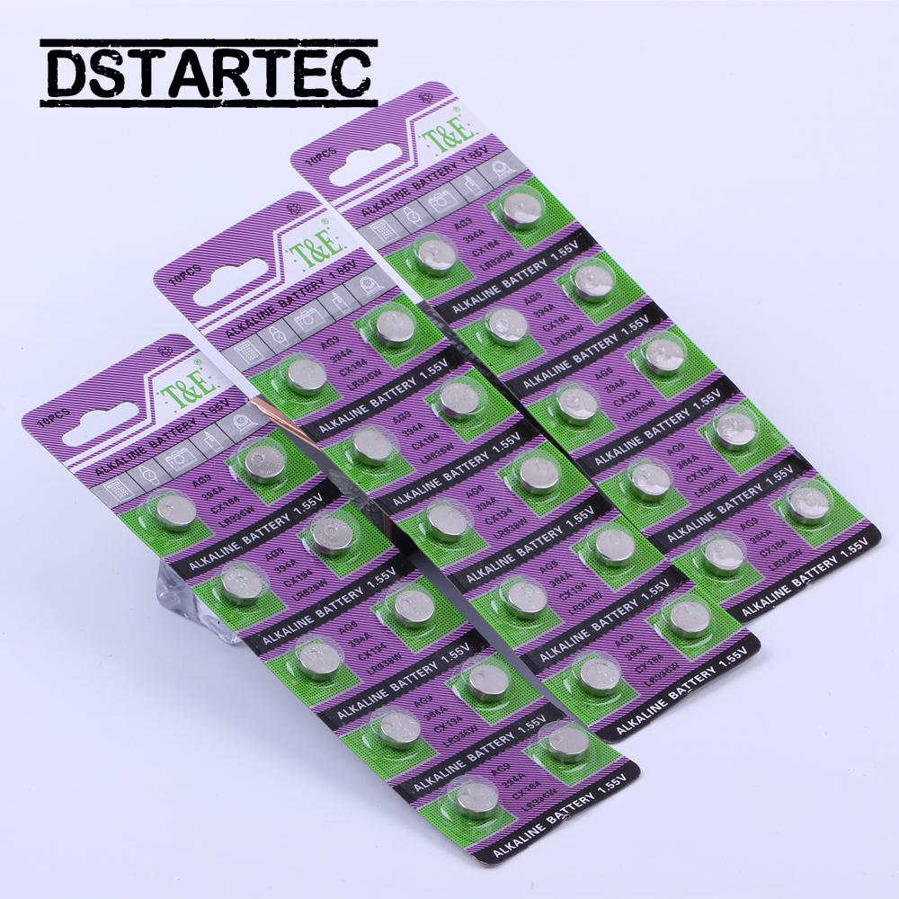 10 Chiếc-50 Chiếc 1.55V AG9 LR936 394 SR936SW CX194 LR45 Pin Nút G9A 194 394A SR936 L936F Tế Bào đồng Xu Đồ Chơi Điều Khiển Từ Xa Màu Pin: 10 Chiếc