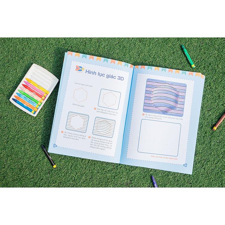 Sách Tập vẽ tranh 3D, khơi nguồn sáng tạo