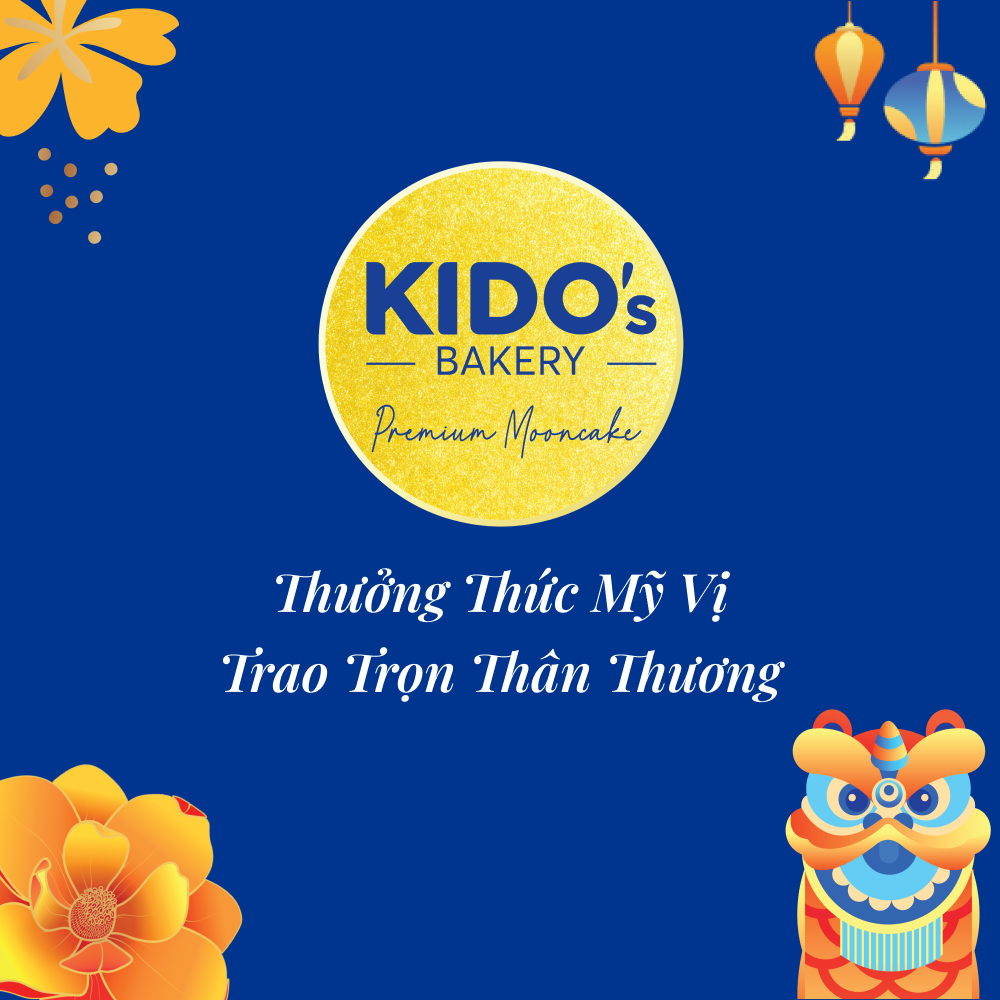 Bánh Trung Thu KIDO Vị Khoai Môn 1 trứng - 0 trứng (Tặng kèm hộp cao cấp đơn 2 bánh, 4 bánh)