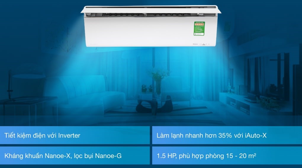 Máy lạnh Panasonic Inverter 1.5HP CU/CS-VU12UKH-8-HÀNG CHÍNH HÃNG-GIAO HÀNG TOÀN QUỐC