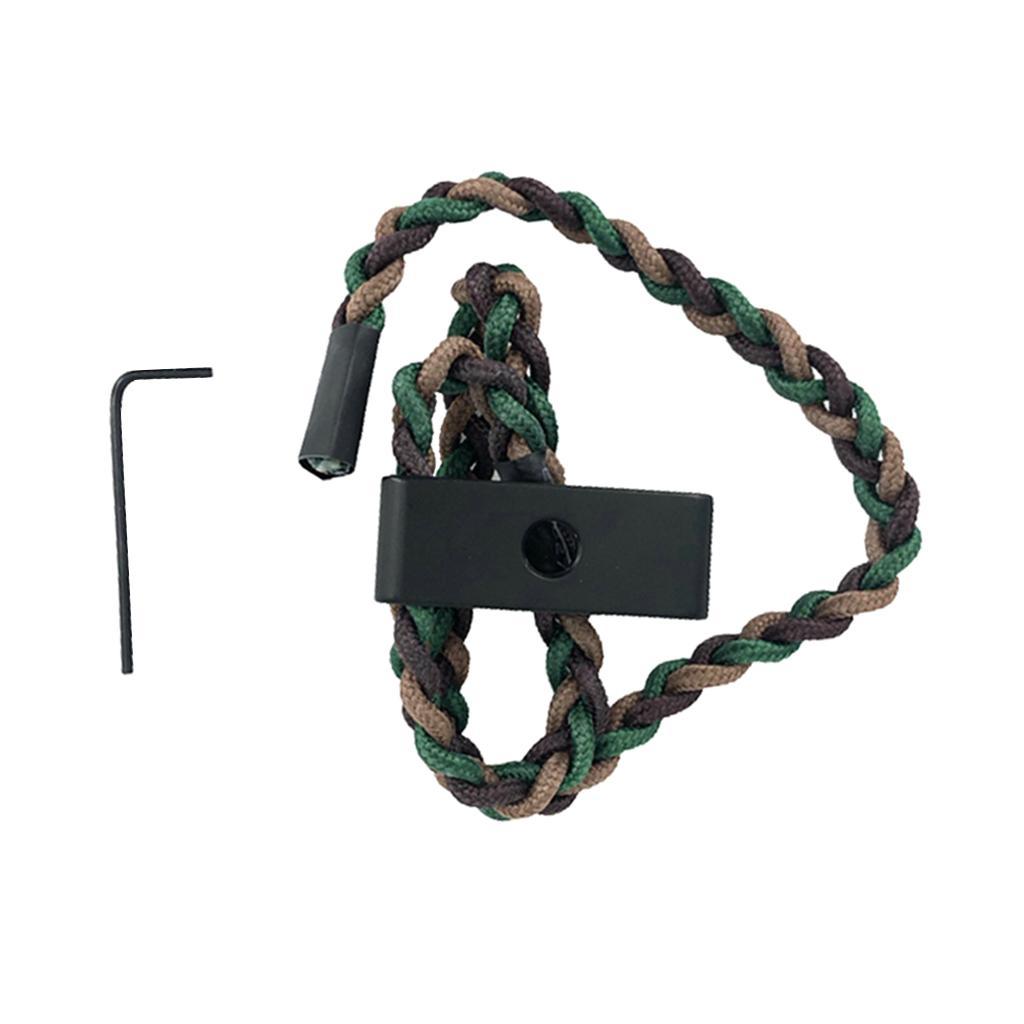 Adjustable Outdoor Hunting  Outdoor Bow Braided Wrist  Strap